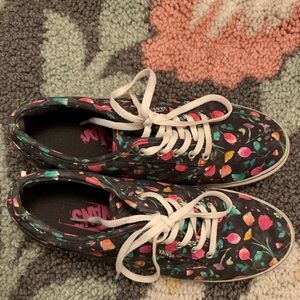 flowery vans!